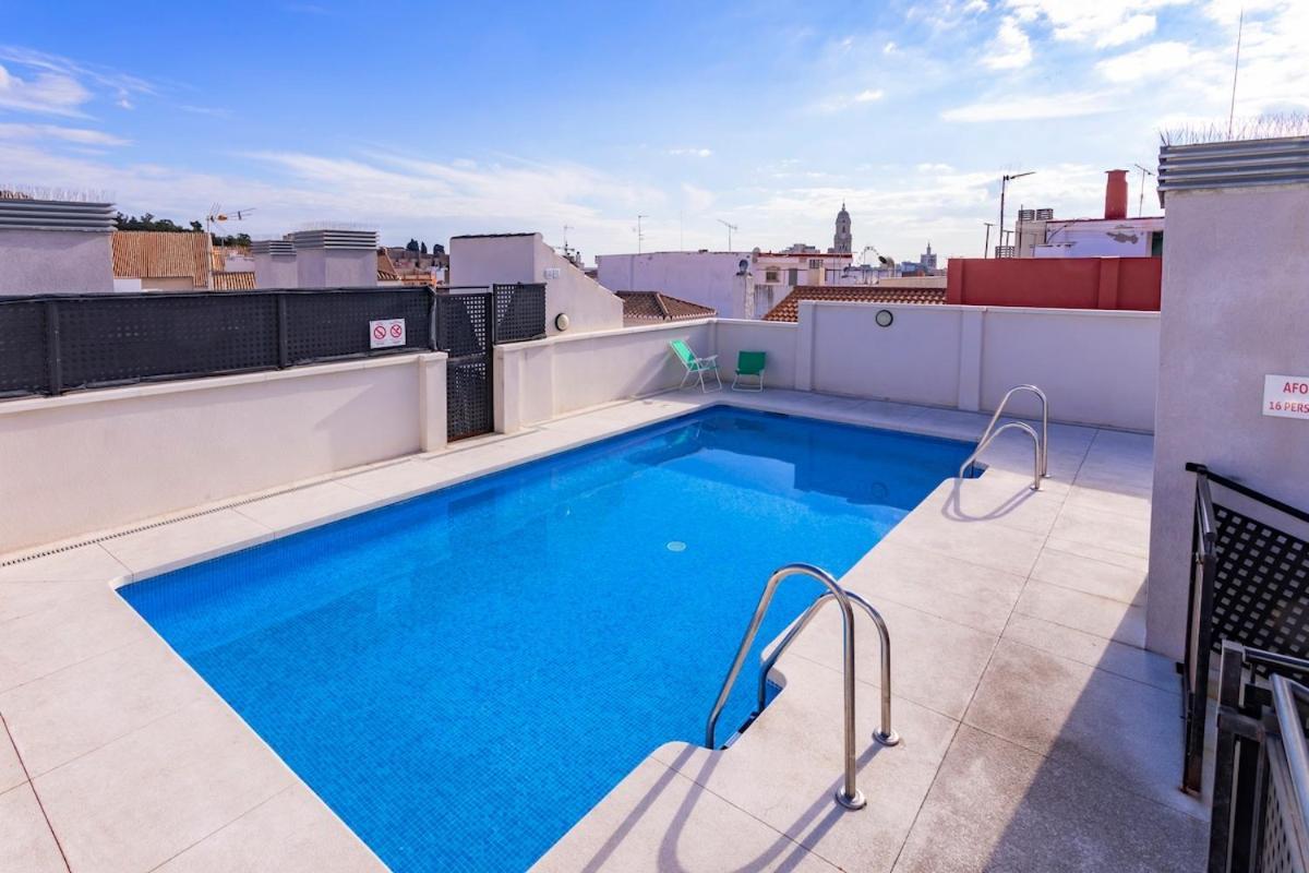 -Malagasunapts- Central Freeparking Rooftoppool Exteriör bild